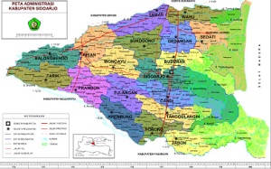 Sidoarjo Map